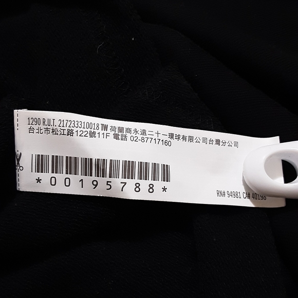 Men's Forever Twenty One Distressed Faded Slashed Hoodie US Large New - Picture 12 of 13